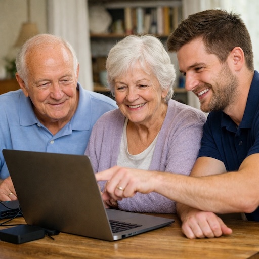 In-home email help for seniors in Mesa