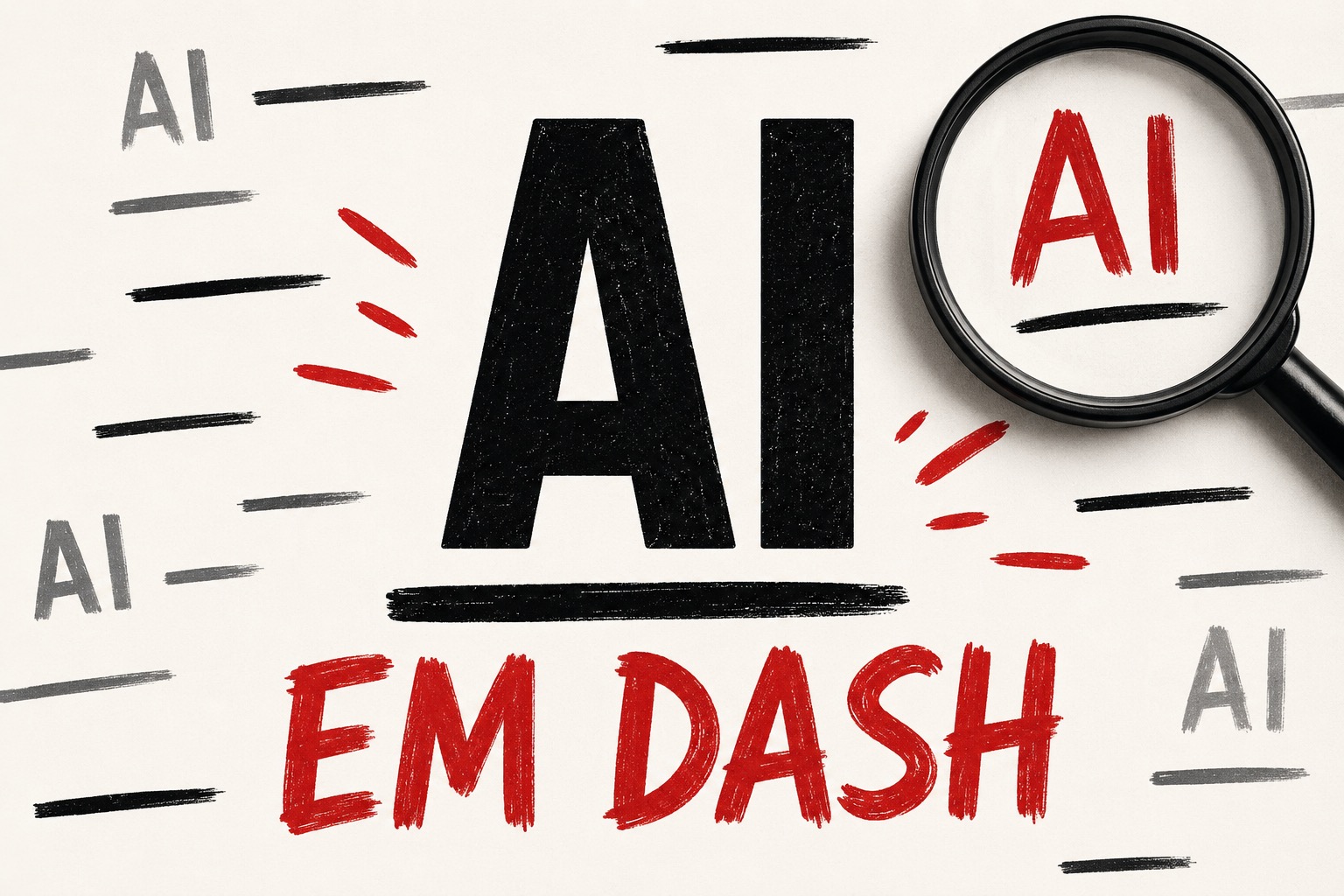 AI writing detection and em dashes myth