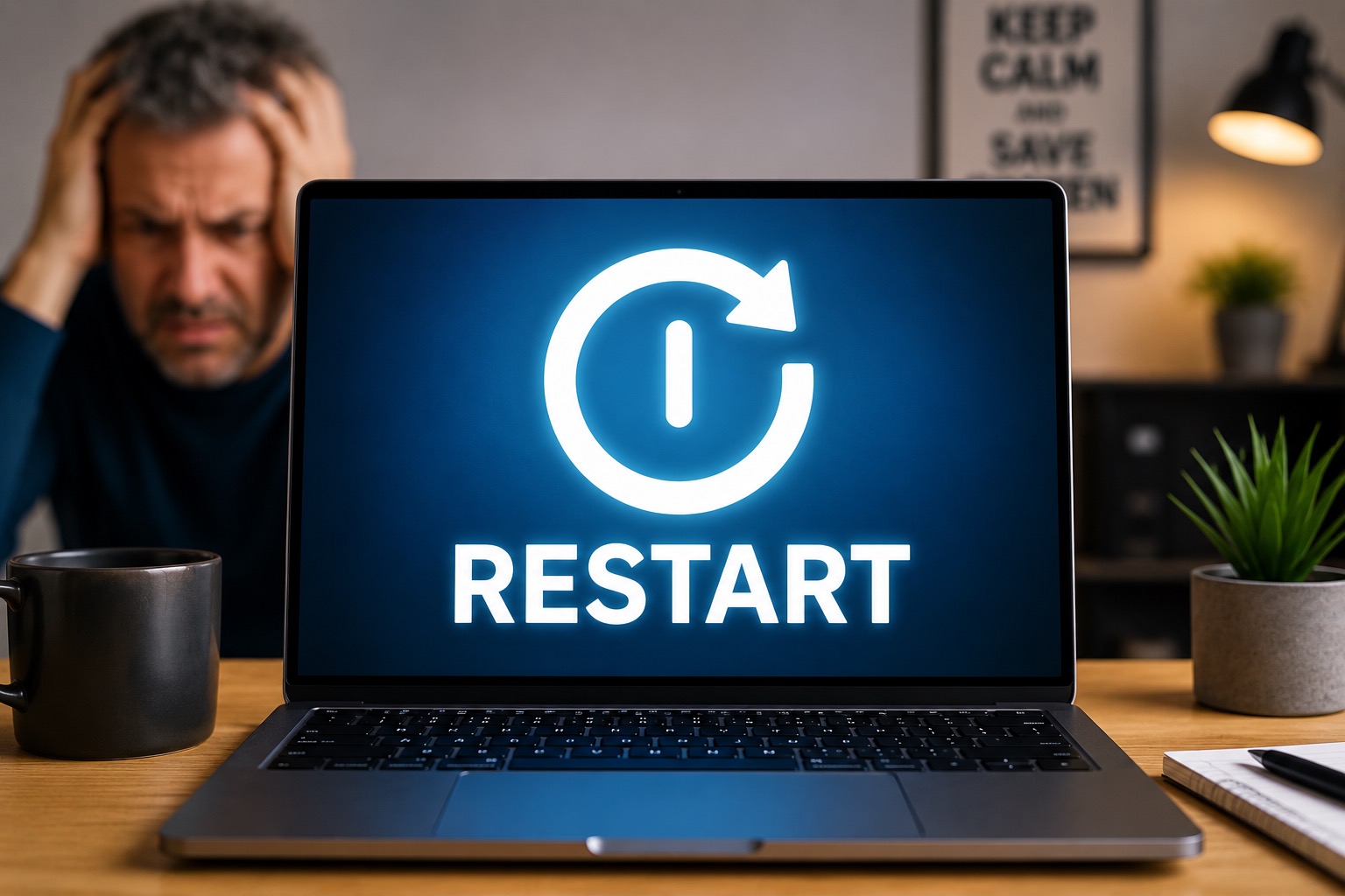 Restarting your computer fixes problems