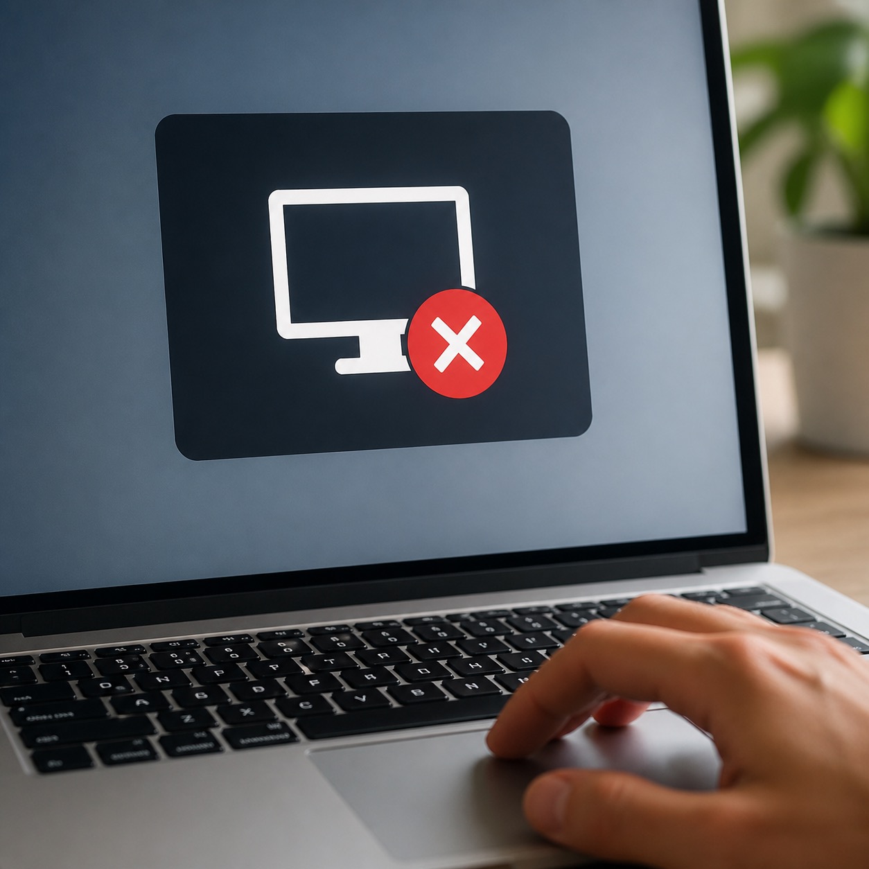 Computer screen illustrating ending an unwanted remote session