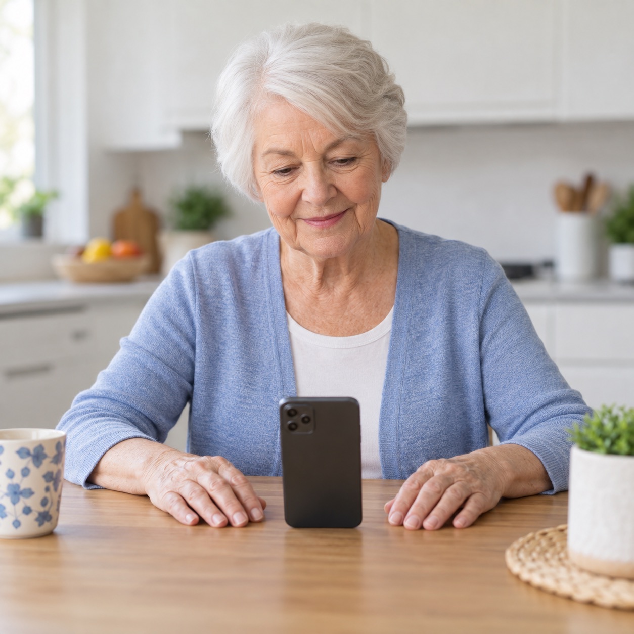 Generic simple phone for calm everyday use